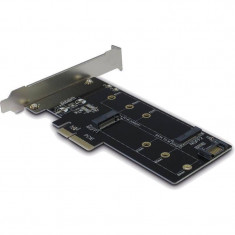 Adaptor Inter-Tech Argus KT015 PCIe x4 to M.2 PCIe/SATA SSD foto