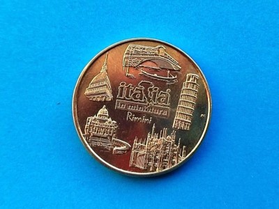 Medalie Jeton.. Italia-RARA-30 mm.-In realitate arata bine! foto