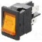 Intrerupator OFF-ON, 2 pozitii, DPST, BULGIN - H8553VBBA3