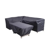 Set 2 huse de protectie pentru mobiler WFX Utility, poliester, negru