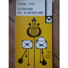 Scrisori De Acreditare - George Sovu ,303642