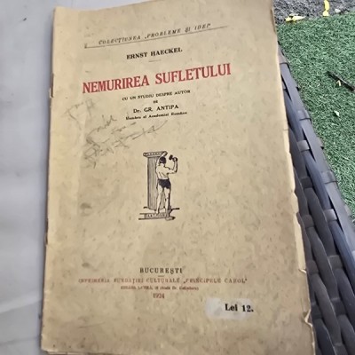 NEMURIREA SUFLETULUI - ERNST HAECKEL foto
