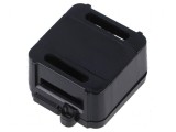 Carcasă cutie de conexiuni neagră 44,4mm X 57,2mm Y 25mm Z