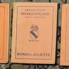 Collection Shakespeare (3 vol) Romeo et Juliette / Hamlet / Un Songe