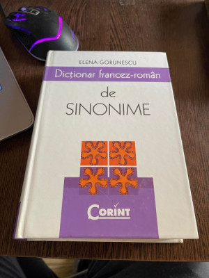 Elena Gorunescu - Dictionar francez-roman de sinonime foto