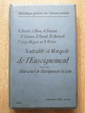 V. Basch, E. Blum, A. Croiset - Neutralit&eacute; et monopole de l&#039;enseignement (1912)