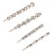 Set Agrafe De Par, Model Strasuri Margele, Culoare Aurie, Dimensiuni 5-6.5cm, 4 Bucăți