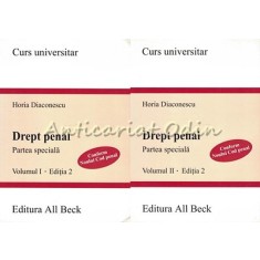 Drept Penal. Partea Speciala I, II - Horia Diaconescu