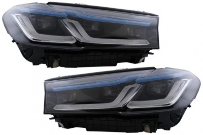 Faruri LED BMW Seria 5 G30 G31 Sedan Touring (2017-2019) LCI Design Performance AutoTuning foto