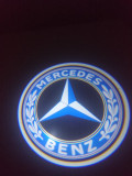 Holograme Logo Usi Mercedes(cu baterii),pachet 2 bucati