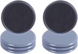 Set de 8 glisoare pentru mobilier Ezprotekt, EVA/plastic, albastru deschis/negru, 12,7 x 1 cm