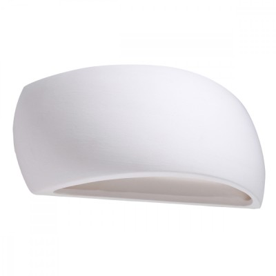 Lampă De Perete Pantius Alb Ceramică 1 Bec Semicircular Modern De Interior foto