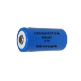 BSE ICR16340 16340 RCR123A 600mAh 3.7V Baterie reincarcabila cu litiu