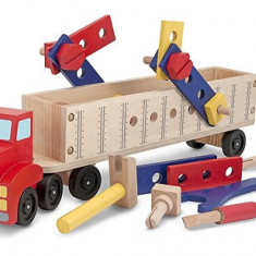 Banc de lucru mobil Camion cu unelte Melissa and Doug