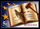 Romania 2011, LP 1920, Ziua EU a Justitiei, seria, MNH! LP 6,00 lei