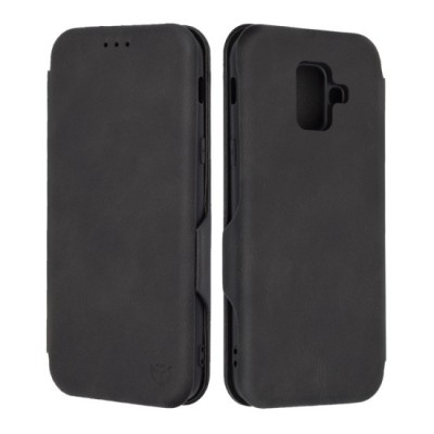 Husa pentru Samsung Galaxy A6 2018 Techsuit Safe Wallet Plus, Black foto