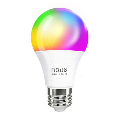 Bec LED RGB Smart NOUS P3, E27, Control din aplicatie foto