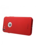 Cumpara ieftin Husa iPhone 7 Ipaky Protectie Completa, Folie Sticla, Rezistenta la Socuri si Zgarieturi, Rosu
