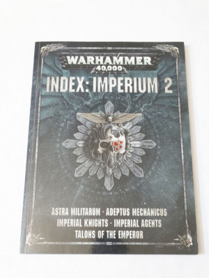 Warhammer 40k 40.000 Index: Imperium 2 - carte reguli foto