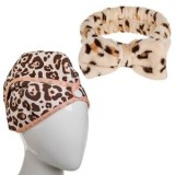 Set Prosop și Bentită cu Model Leopard &ndash; Set de Uscare a Părului, CMCLASS
