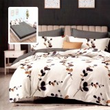 Lenjerie finet 6 piese cu husa - 160x200 si 180x200 (luna-vh)