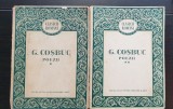 Poezii - G. Coșbuc (2 vol.) - 1953 (colecția CLASICII ROM&Acirc;NI)