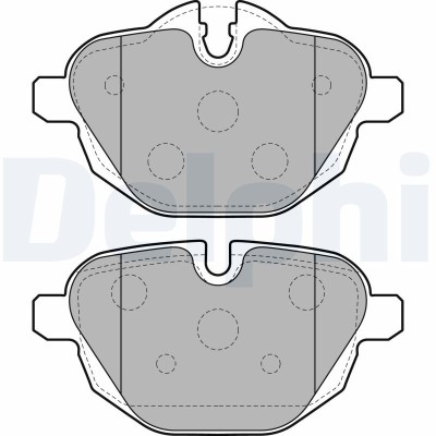 DELPHI LP2162 set placute frana,frana disc foto