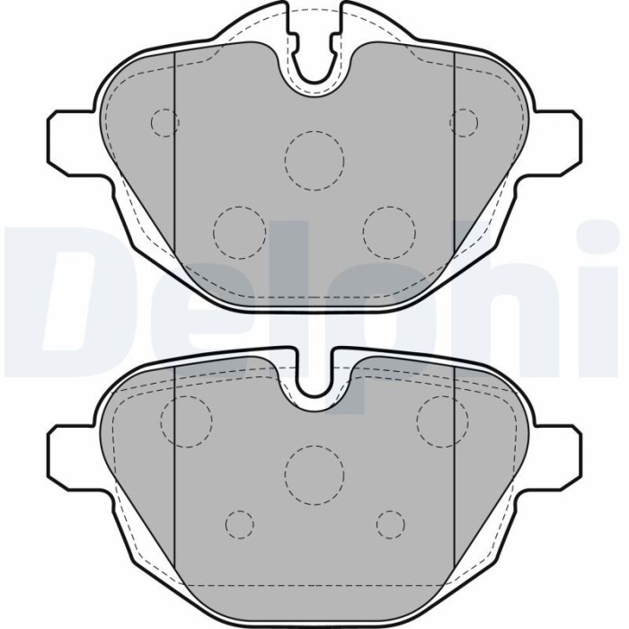 DELPHI LP2162 set placute frana,frana disc