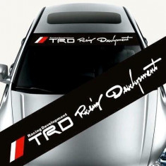 Sticker parasolar auto TRD (126 x 16cm)