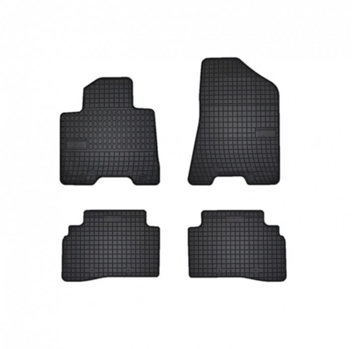 Set covorase auto din cauciuc pentru Kia Sportage 4 Lift 2018-&amp;gt; prezent, presuri RapidAuto, Negru