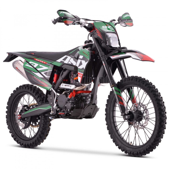 Motocicleta Cross/Enduro Asix XT97, 300cc, roti 21/18&quot;, culoare negru/verde, por... Cod Produs: MX_NEW A6XT9730021/18-1/17