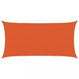 Cumpara ieftin Panza parasolar, portocaliu, 2,5x4,5 m, HDPE, 160 g/m&sup2;