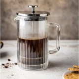 Infuzor cafea, ceai cu piston, sticla, 0,35 L, Klausberg