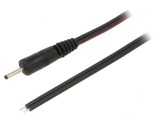 Cablu Alimentare DC 2,35/0,7 Negru 1,5m