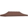 Acoperiș pentru cort de petrecere, maro, 6 x 3 m, 270 g/m&sup2;