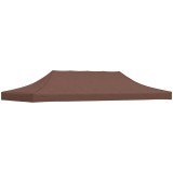 vidaXL Acoperiș pentru cort de petrecere, maro, 6 x 3 m, 270 g/m&sup2;
