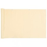 Paravan de balcon, crem, 600x120 cm, PVC