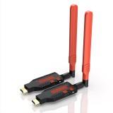 Kit Extensie HDMI Wireless, Active, video transmisie-receptie fara fir 150m, full HD, plug and play, alimentare USB 5v, spre monitor, tv, videoproiect
