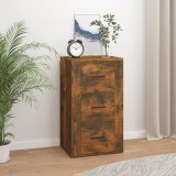 vidaXL Dulap, stejar fumuriu, 40x33x70 cm, lemn compozit