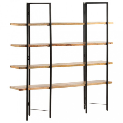 vidaXL Bibliotecă cu 4 niveluri, 160x35x160 cm, lemn masiv de mango 286603 foto