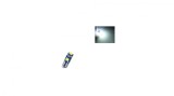 Bec LED T5 W3W 3030 3 SMD Canbus Auto, Lumina Alba Rece