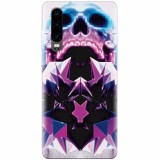 Husa silicon pentru Huawei P30, Abstract Framed Skull