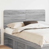 vidaXL Tăblie cap cu headboard Gri Sonoma 150 cm Lemn compozit 887875