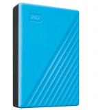 HDD Extern Western Digital My Passport, 4TB, USB 3.0, 2.5inch (Albastru)