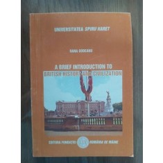 A brief introduction to british history and civilization- Oana Godeanu