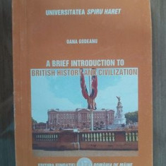 A brief introduction to british history and civilization- Oana Godeanu