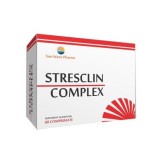 Stresclin Complex Sun Wave Pharma, 60 capsule, Supliment natural pentru stres si relaxare