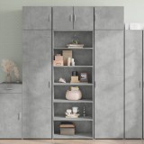 VidaXL Dulap &icirc;nalt, gri beton, 70x41x185 cm, lemn prelucrat