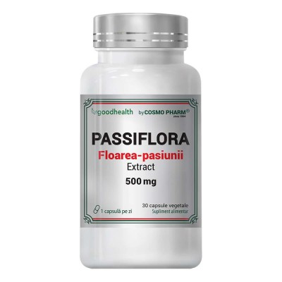 Passiflora Extract 500 miligrame 30 comprimate Csomopharm foto