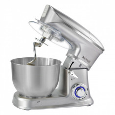 Mixer planetar, cupa inox Royalty Line RL-PKM1900.7, 1900W, 6.5 litri, 6 trepte de viteza + Pulse, Accesorii, Argintiu foto